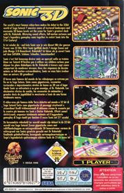 Sonic 3D Blast - Box - Back Image