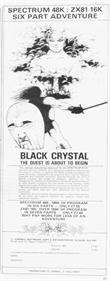 Adventure 3: The Satan Crystals - Advertisement Flyer - Front Image