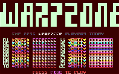 Warpzone - Screenshot - Game Title Image