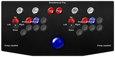 Saturday Night Slam Masters - Arcade - Controls Information Image
