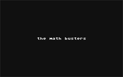 Math Busters - Screenshot - Game Title Image