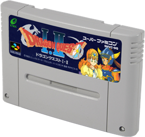 Dragon Quest I.II - Cart - 3D Image