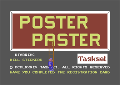 Poster Paster - Screenshot - Game Title Image