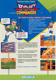 Bionic Commando - Advertisement Flyer - Back Image