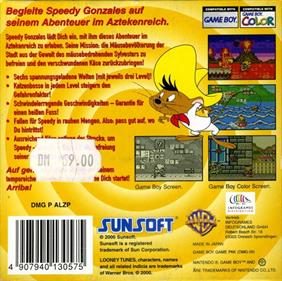 Speedy Gonzales - Box - Back Image