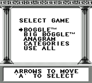 Boggle Plus - Screenshot - Game Select Image