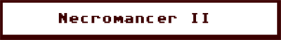 Necromancer II - Clear Logo Image