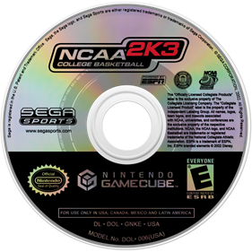 NCAA College Basketball 2K3 - Disc Image