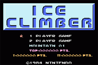 E-Reader Ice Climber - Screenshot - Game Title Image