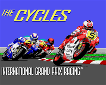 The Cycles: International Grand Prix Racing - Screenshot - Game Title Image