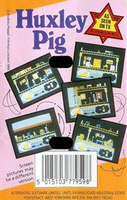 Huxley Pig - Box - Back Image