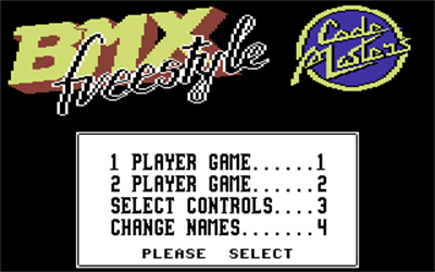 BMX Freestyle - Screenshot - Game Select Image