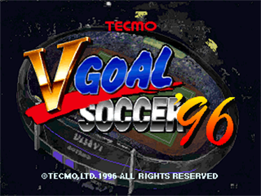 V-Goal Soccer '96 - Screenshot - Game Title Image