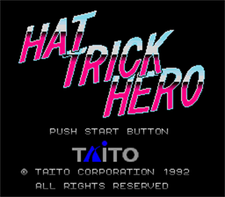 Hat Trick Hero - Screenshot - Game Title Image