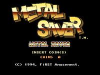 Metal Saver - Screenshot - Game Title