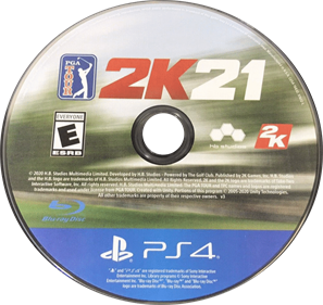 PGA Tour 2K21 - Disc Image