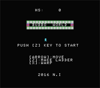 Bubbo World - Screenshot - Game Title Image