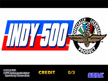 INDY 500 Deluxe - Screenshot - Game Title Image