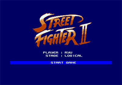 Street Fighter II - Screenshot - Game Title Image