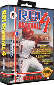 R.B.I. Baseball 4 - Box - 3D Image