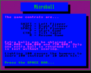 Micro Ball - Screenshot - Game Select Image