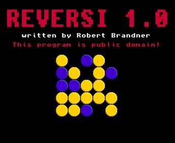 Reversi (Avalon) - Screenshot - Game Title Image