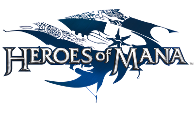 Heroes of Mana - Clear Logo Image