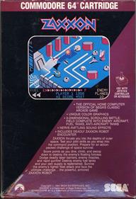 Zaxxon (SEGA) - Box - Back Image