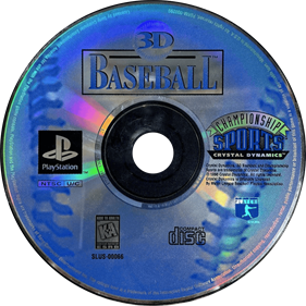 3D Baseball - Disc Image