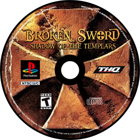 Broken Sword: The Shadow of the Templars - Fanart - Disc Image