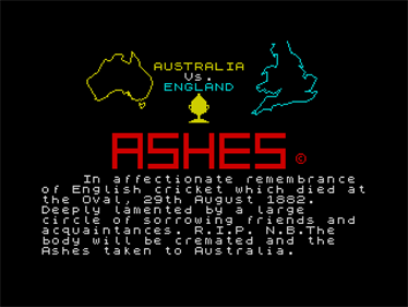 Ashes - Screenshot - Game Title Image