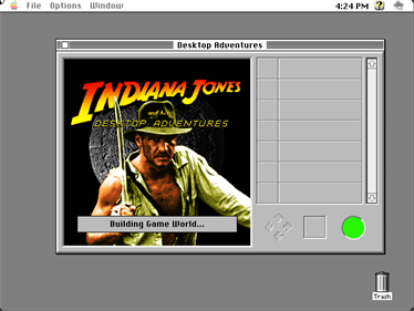 Indiana Jones and his Desktop Adventures - Screenshot - Game Title Image