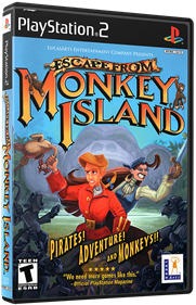 Escape from Monkey Island - Box - 3D Image