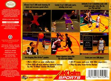 NBA Jam 2000 - Box - Back Image