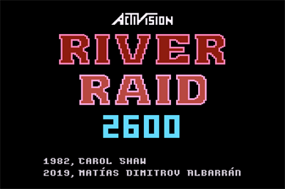 River Raid 2600 - Screenshot - Game Title Image