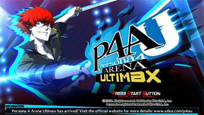 Persona 4: Arena Ultimax - Screenshot - Game Title Image