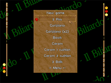 Biliardo 2 - Screenshot - Game Select Image