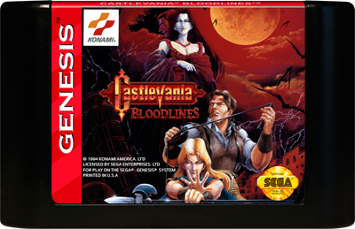 Castlevania: Bloodlines - Fanart - Cart - Front Image