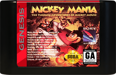 Mickey Mania: The Timeless Adventures of Mickey Mouse - Cart - Front Image