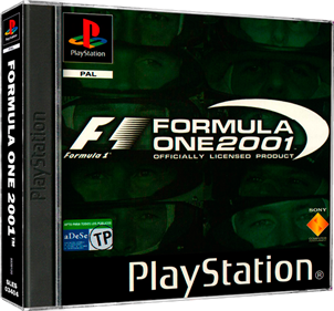 Formula One 2001 - Box - 3D Image