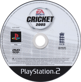 Cricket 2005 - Disc Image