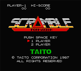 Scramble Formation - Screenshot - Game Title Image