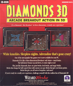 Diamonds 3D - Box - Back Image