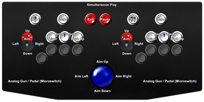 Space Gun - Arcade - Controls Information Image