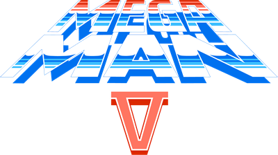 Mega Man 5 - Clear Logo Image