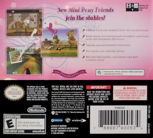 Pony Friends: Mini Breeds Edition - Box - Back Image