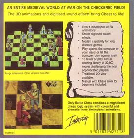 Battle Chess - Box - Back Image