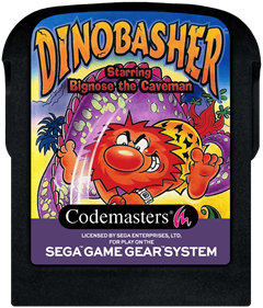 Dinobasher: Starring Bignose the Caveman - Cart - Front Image