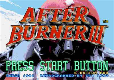 After Burner III - Screenshot - Game Title Image