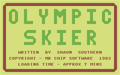 Olympic Skier - Screenshot - Game Title Image